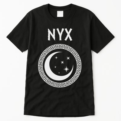 Nyx Greek Goddess Of Night Symbol Tall T-Shirt