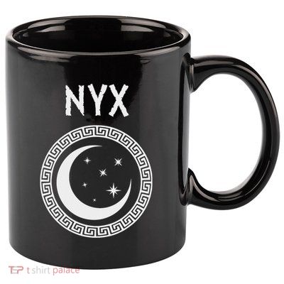 Nyx Greek Goddess Of Night Symbol 11oz C Handle Ceramic Mug