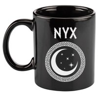 Nyx Greek Goddess Of Night Symbol 11oz C Handle Ceramic Mug