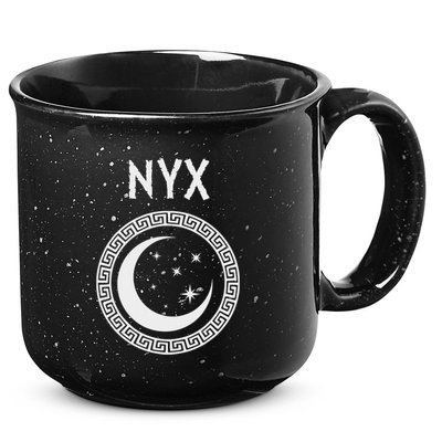 Nyx Greek Goddess Of Night Symbol 15oz Campfire Ceramic Mug
