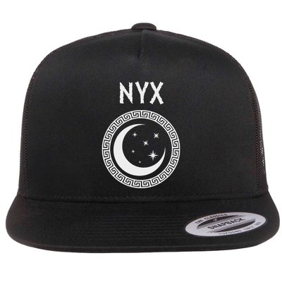 Nyx Greek Goddess Of Night Symbol Flatbill Hat