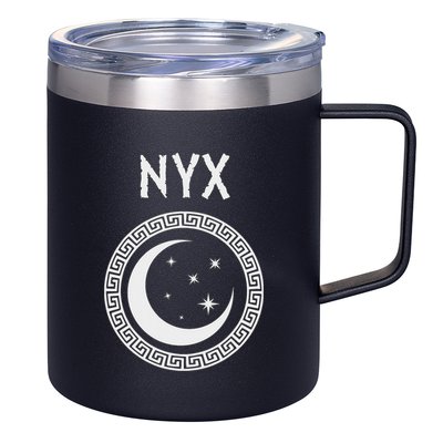 Nyx Greek Goddess Of Night Symbol 12oz Stainless Steel Coffee Mug