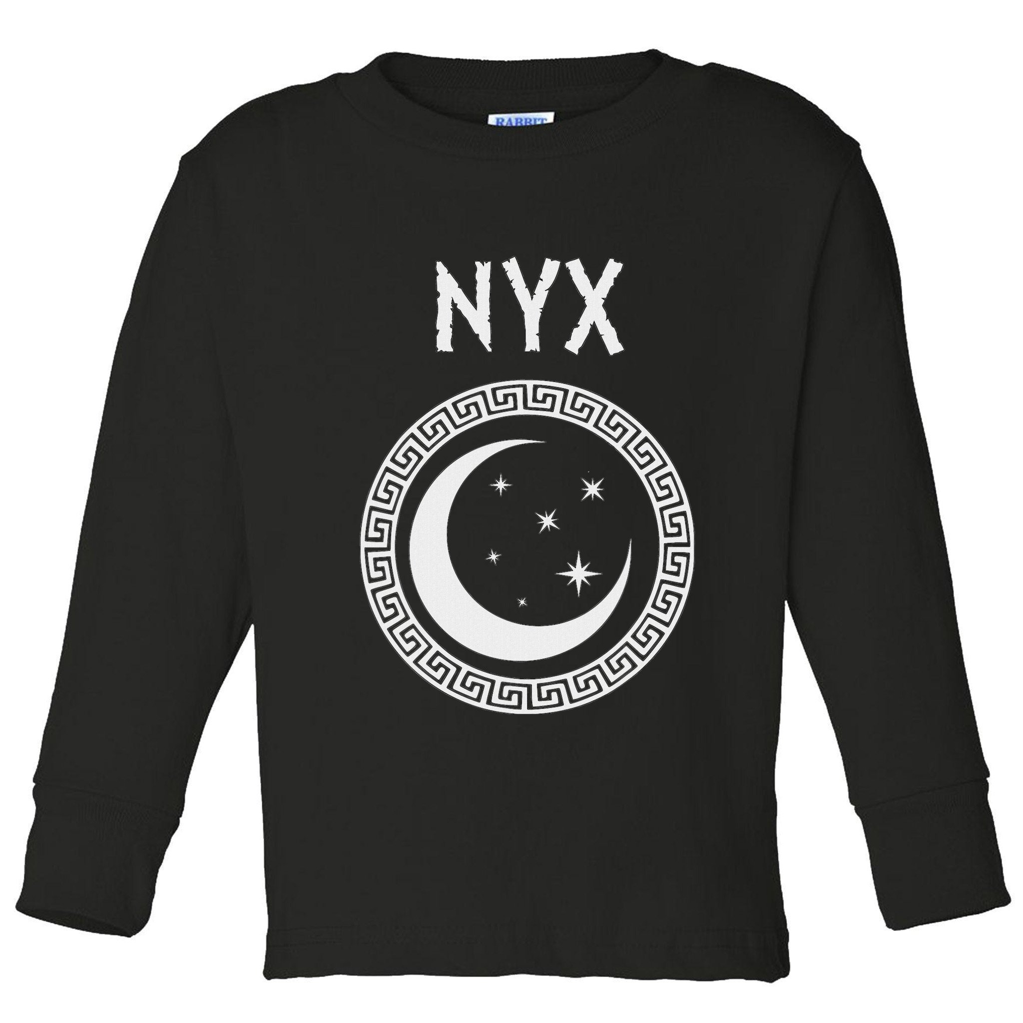Nyx Greek Goddess Of Night Symbol Toddler Long Sleeve Shirt