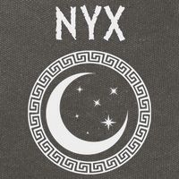 Nyx Greek Goddess Of Night Symbol Cotton Canvas Backpack
