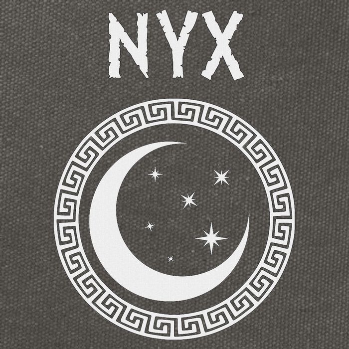 Nyx Greek Goddess Of Night Symbol Cotton Canvas Backpack