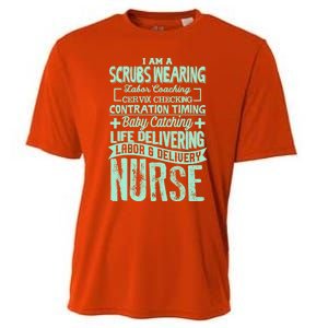 Nurse Gifgift Graduating School Rn Labor Delivery Nurse Gift Cooling Performance Crew T-Shirt