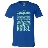 Nurse Gifgift Graduating School Rn Labor Delivery Nurse Gift V-Neck T-Shirt