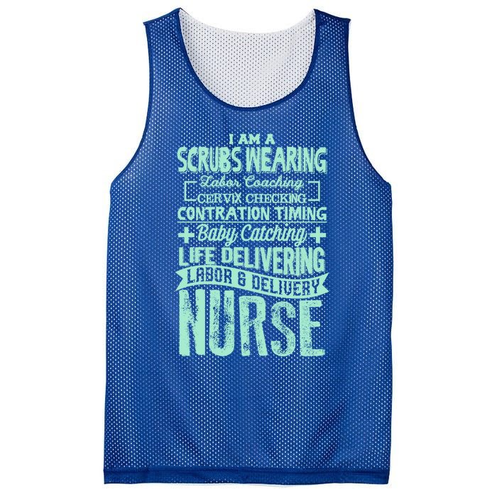 Nurse Gifgift Graduating School Rn Labor Delivery Nurse Gift Mesh Reversible Basketball Jersey Tank