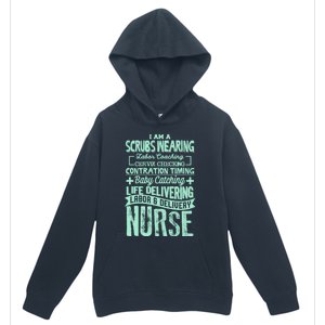 Nurse Gifgift Graduating School Rn Labor Delivery Nurse Gift Urban Pullover Hoodie