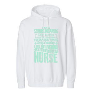 Nurse Gifgift Graduating School Rn Labor Delivery Nurse Gift Garment-Dyed Fleece Hoodie