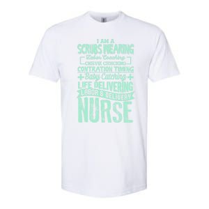 Nurse Gifgift Graduating School Rn Labor Delivery Nurse Gift Softstyle CVC T-Shirt