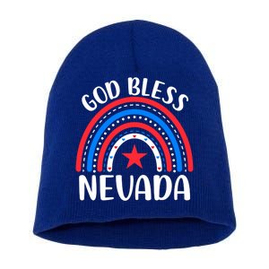 Nevada Great Gift I Love Nevada Usa Funny Gift Short Acrylic Beanie