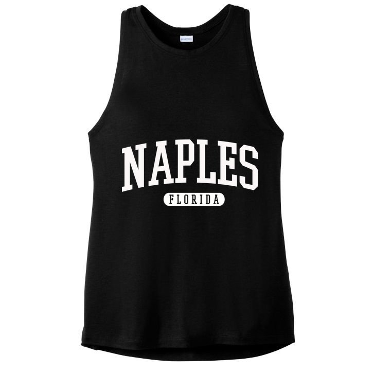 Naples Great Gift Cool Gift College University Florida Usa Ladies PosiCharge Tri-Blend Wicking Tank