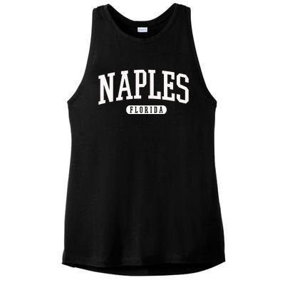 Naples Great Gift Cool Gift College University Florida Usa Ladies PosiCharge Tri-Blend Wicking Tank