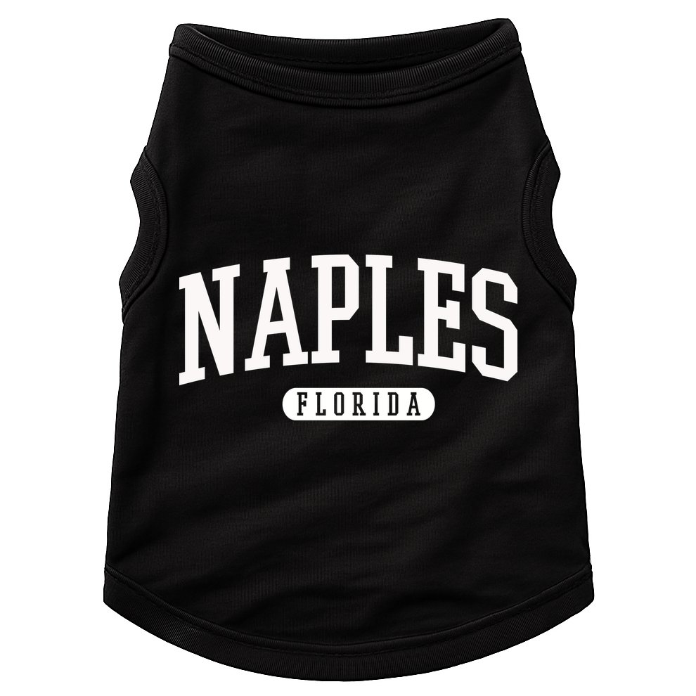Naples Great Gift Cool Gift College University Florida Usa Doggie Tank