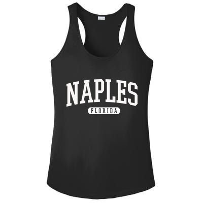 Naples Great Gift Cool Gift College University Florida Usa Ladies PosiCharge Competitor Racerback Tank
