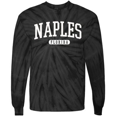 Naples Great Gift Cool Gift College University Florida Usa Tie-Dye Long Sleeve Shirt