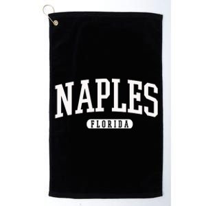 Naples Great Gift Cool Gift College University Florida Usa Platinum Collection Golf Towel