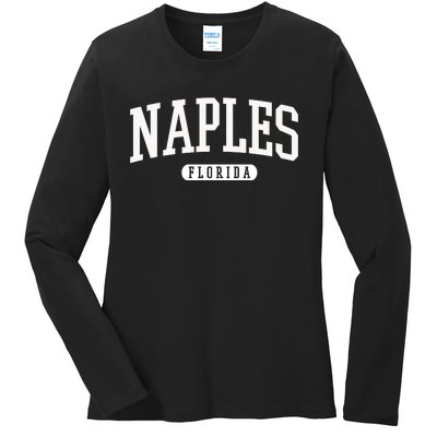 Naples Great Gift Cool Gift College University Florida Usa Ladies Long Sleeve Shirt