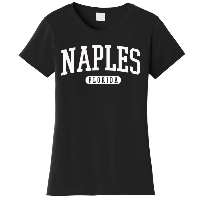 Naples Great Gift Cool Gift College University Florida Usa Women's T-Shirt