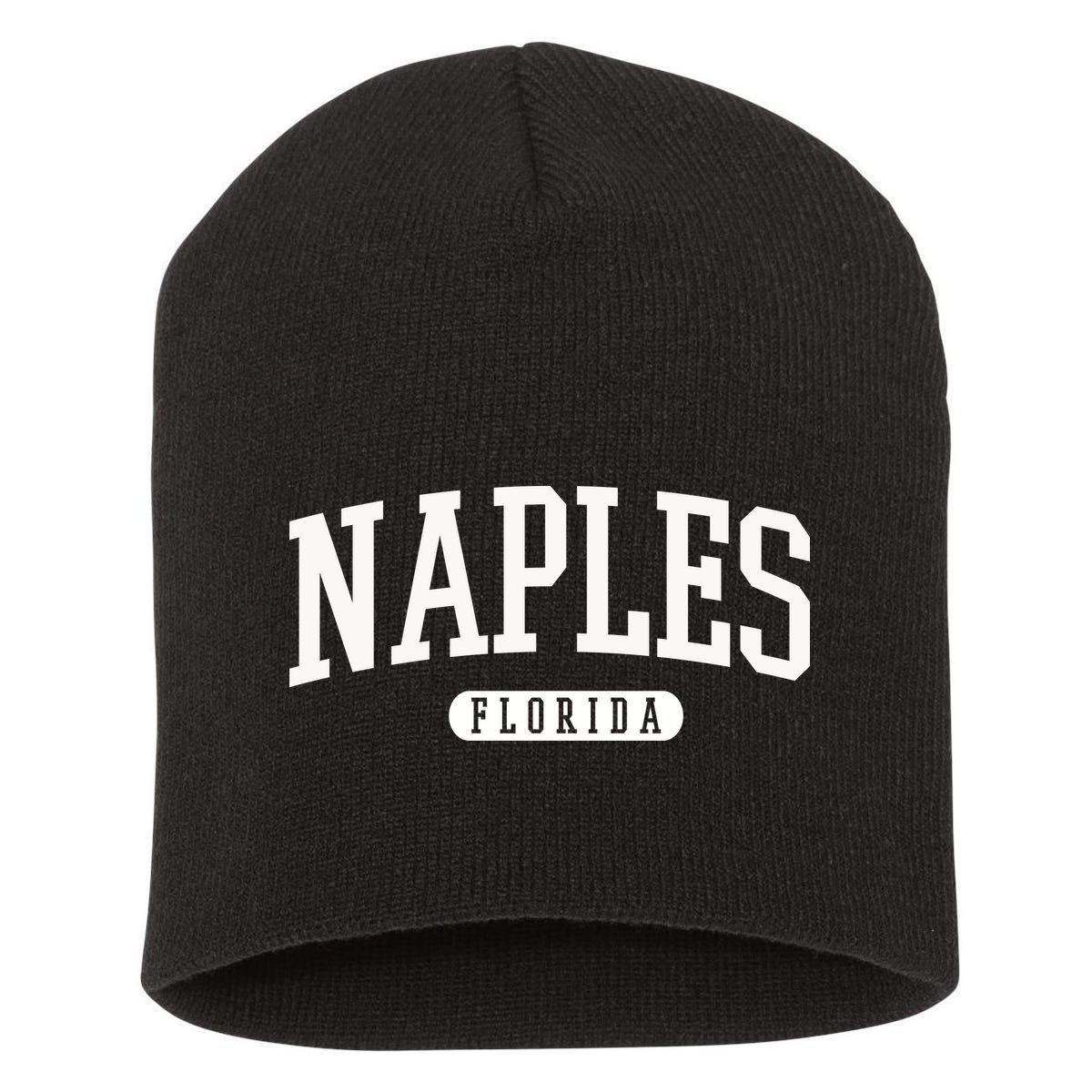 Naples Great Gift Cool Gift College University Florida Usa Short Acrylic Beanie