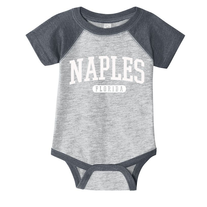 Naples Great Gift Cool Gift College University Florida Usa Infant Baby Jersey Bodysuit