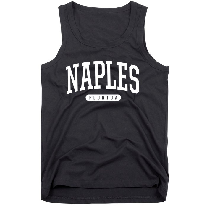 Naples Great Gift Cool Gift College University Style Fl Usa Tank Top