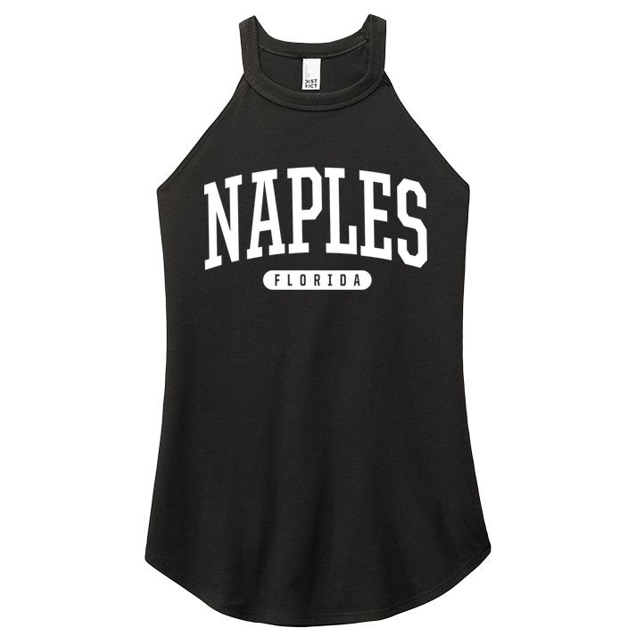 Naples Great Gift Cool Gift College University Style Fl Usa Women's Perfect Tri Rocker Tank