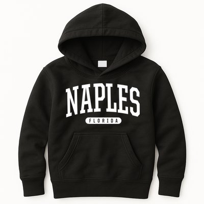 Naples Great Gift Cool Gift College University Style Fl Usa Kids Hoodie