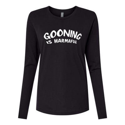 Never Goon Gooning Is Harmaful Womens Cotton Relaxed Long Sleeve T-Shirt