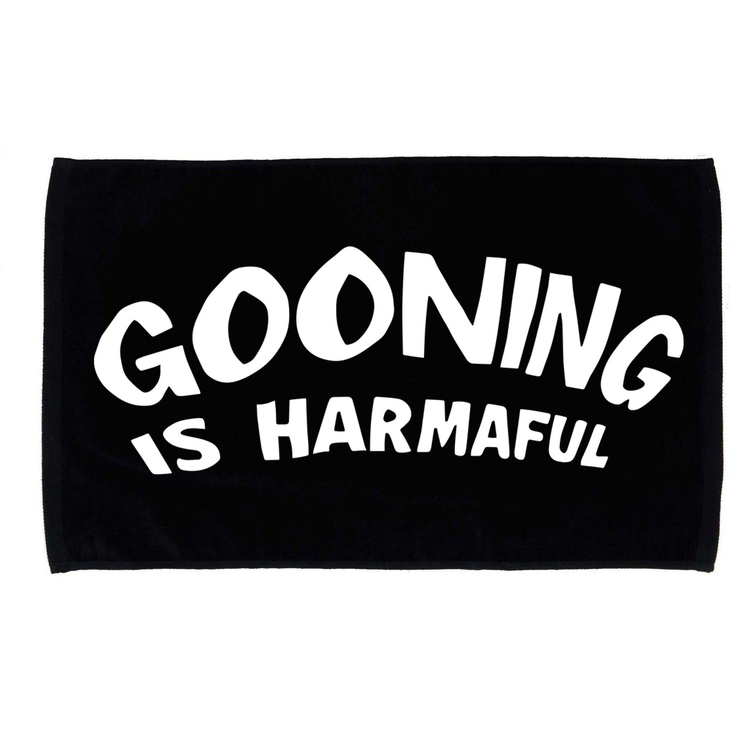 Never Goon Gooning Is Harmaful Microfiber Hand Towel