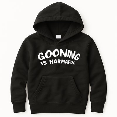 Never Goon Gooning Is Harmaful Kids Hoodie