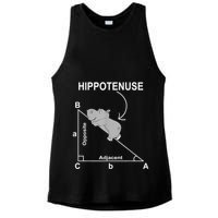Nerd Geometry Hippotenuse Hypotenuse Funny Ladies PosiCharge Tri-Blend Wicking Tank
