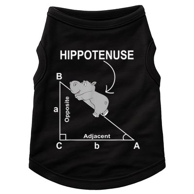 Nerd Geometry Hippotenuse Hypotenuse Funny Doggie Tank