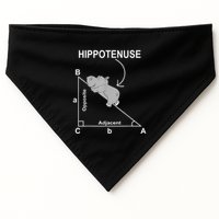 Nerd Geometry Hippotenuse Hypotenuse Funny USA-Made Doggie Bandana