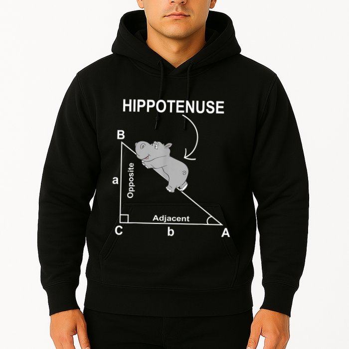 Nerd Geometry Hippotenuse Hypotenuse Funny Hoodie