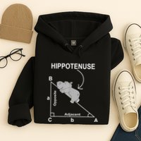 Nerd Geometry Hippotenuse Hypotenuse Funny Hoodie
