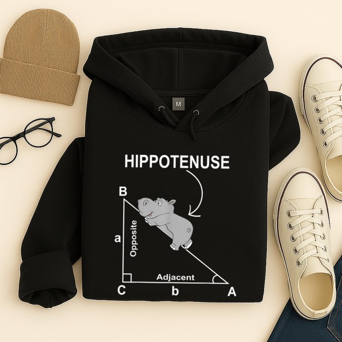 Nerd Geometry Hippotenuse Hypotenuse Funny Hoodie