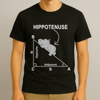 Nerd Geometry Hippotenuse Hypotenuse Funny T-Shirt