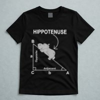 Nerd Geometry Hippotenuse Hypotenuse Funny T-Shirt
