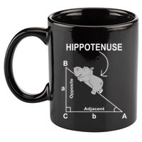 Nerd Geometry Hippotenuse Hypotenuse Funny 11oz C Handle Ceramic Mug