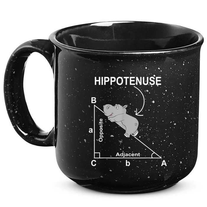 Nerd Geometry Hippotenuse Hypotenuse Funny 15oz Campfire Ceramic Mug