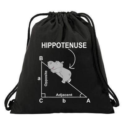 Nerd Geometry Hippotenuse Hypotenuse Funny Drawstring Bag