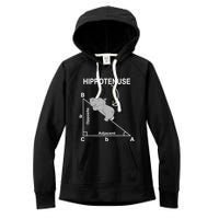 Nerd Geometry Hippotenuse Hypotenuse Funny Women's Fleece Hoodie