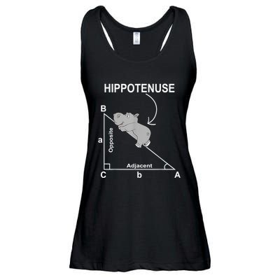 Nerd Geometry Hippotenuse Hypotenuse Funny Ladies Essential Flowy Tank