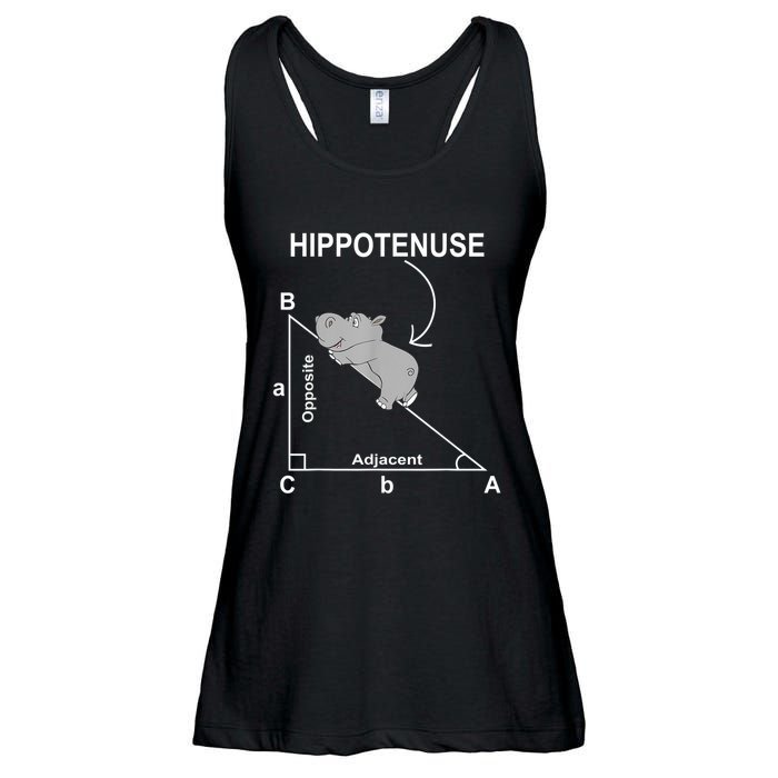 Nerd Geometry Hippotenuse Hypotenuse Funny Ladies Essential Flowy Tank