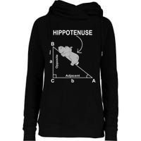 Nerd Geometry Hippotenuse Hypotenuse Funny Womens Funnel Neck Pullover Hood