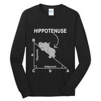 Nerd Geometry Hippotenuse Hypotenuse Funny Tall Long Sleeve T-Shirt