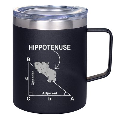 Nerd Geometry Hippotenuse Hypotenuse Funny 12oz Stainless Steel Coffee Mug