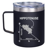 Nerd Geometry Hippotenuse Hypotenuse Funny 12oz Stainless Steel Coffee Mug